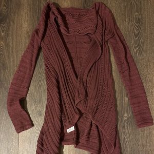 Maroon Athletic Super Comfy and Cute Long Sweater